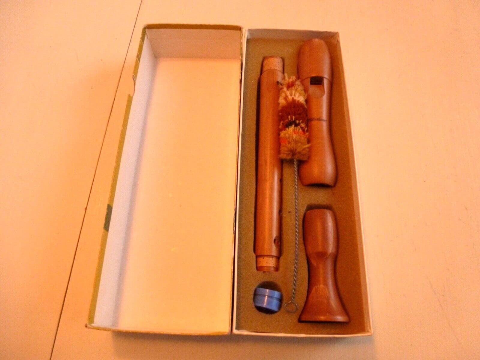 Mollenhauer Recorder F Alt Eine Blockflote Wood With Original Box Germany 6