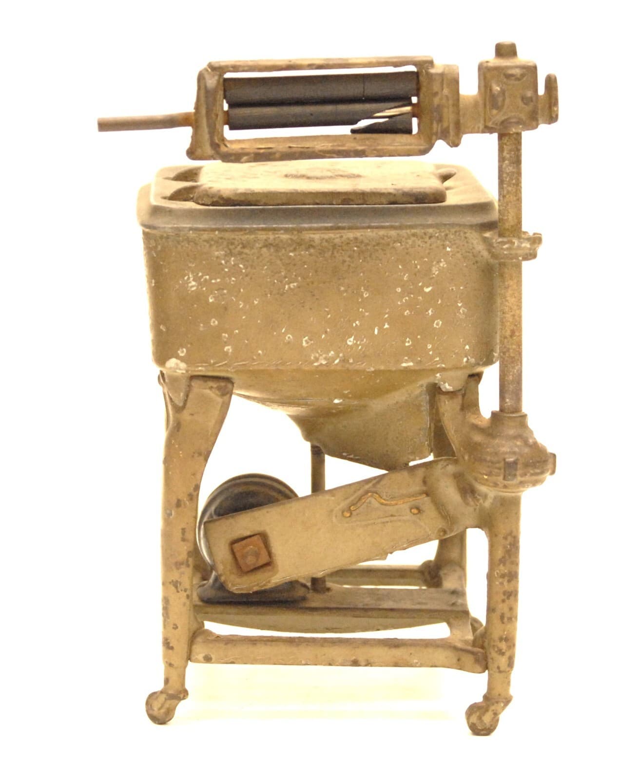 ANTIQUE HUBLEY CAST IRON MAYTAG SALESMAN SAMPLE CHILDS WASHING MACHINE WASHER 5