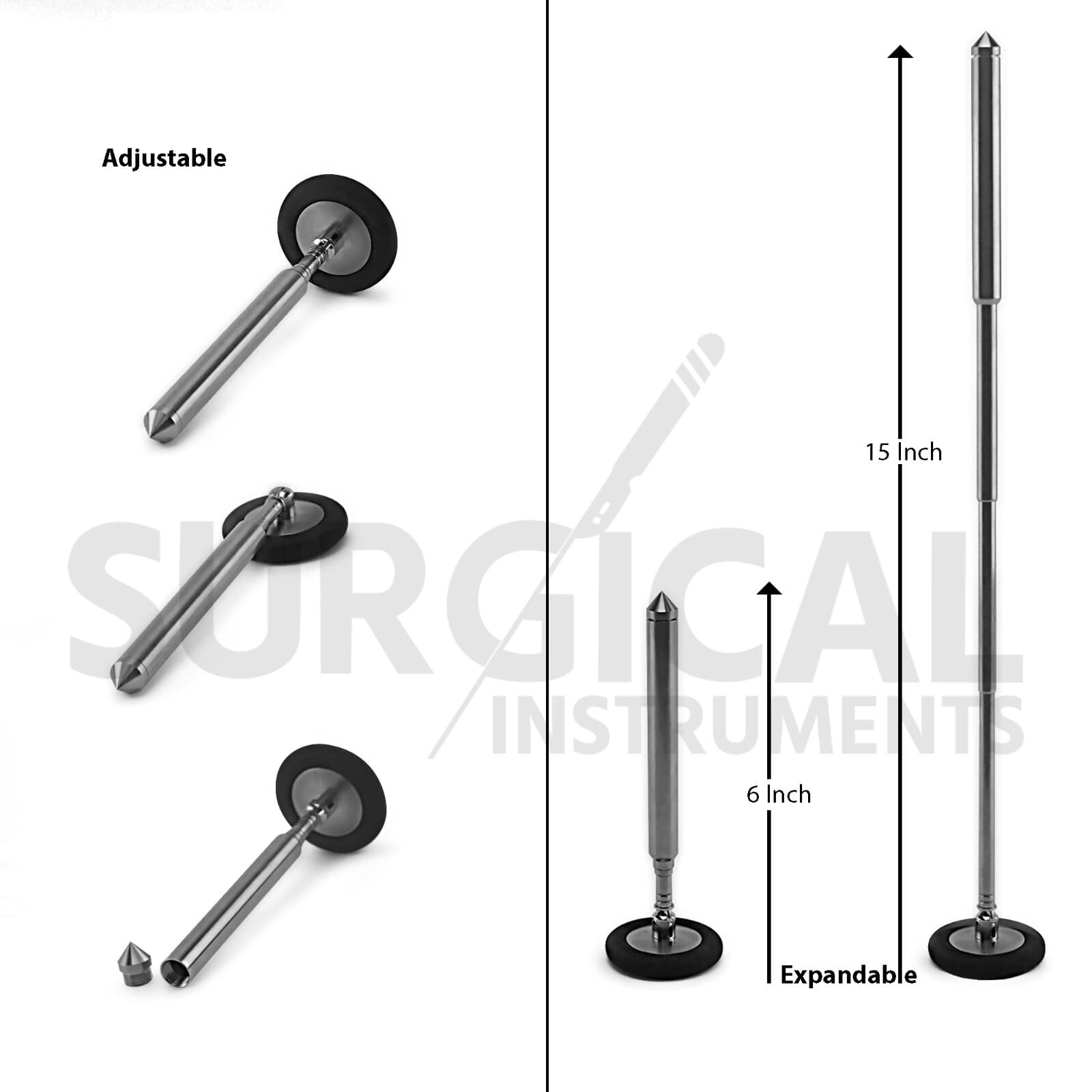 Telescopic Neurological Babinski Reflex Hammer For Physical Therapy German Grade 2