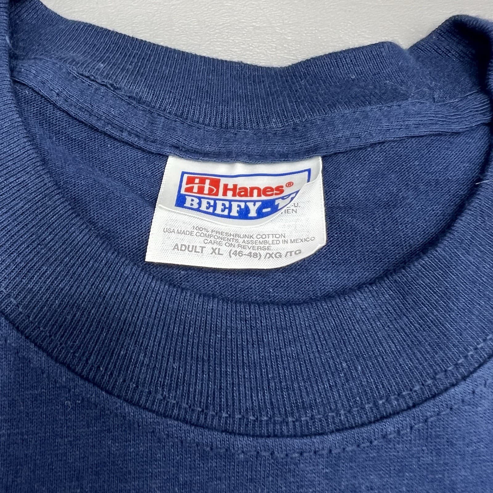 Vtg Fire Fighter Engine 1 Ladder 24 Shirt FDNY Bull Gorilla XL Beefy Tee 9-11 5