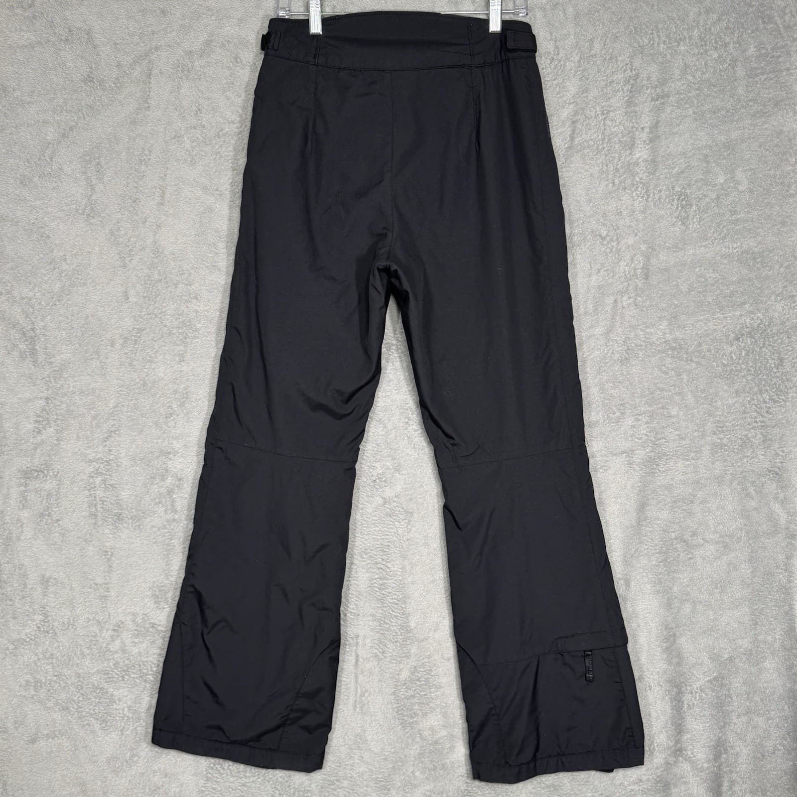 Columbia Womens Medium Black Snow Ski Pants Waterproof Nylon Adjustable Waist 4