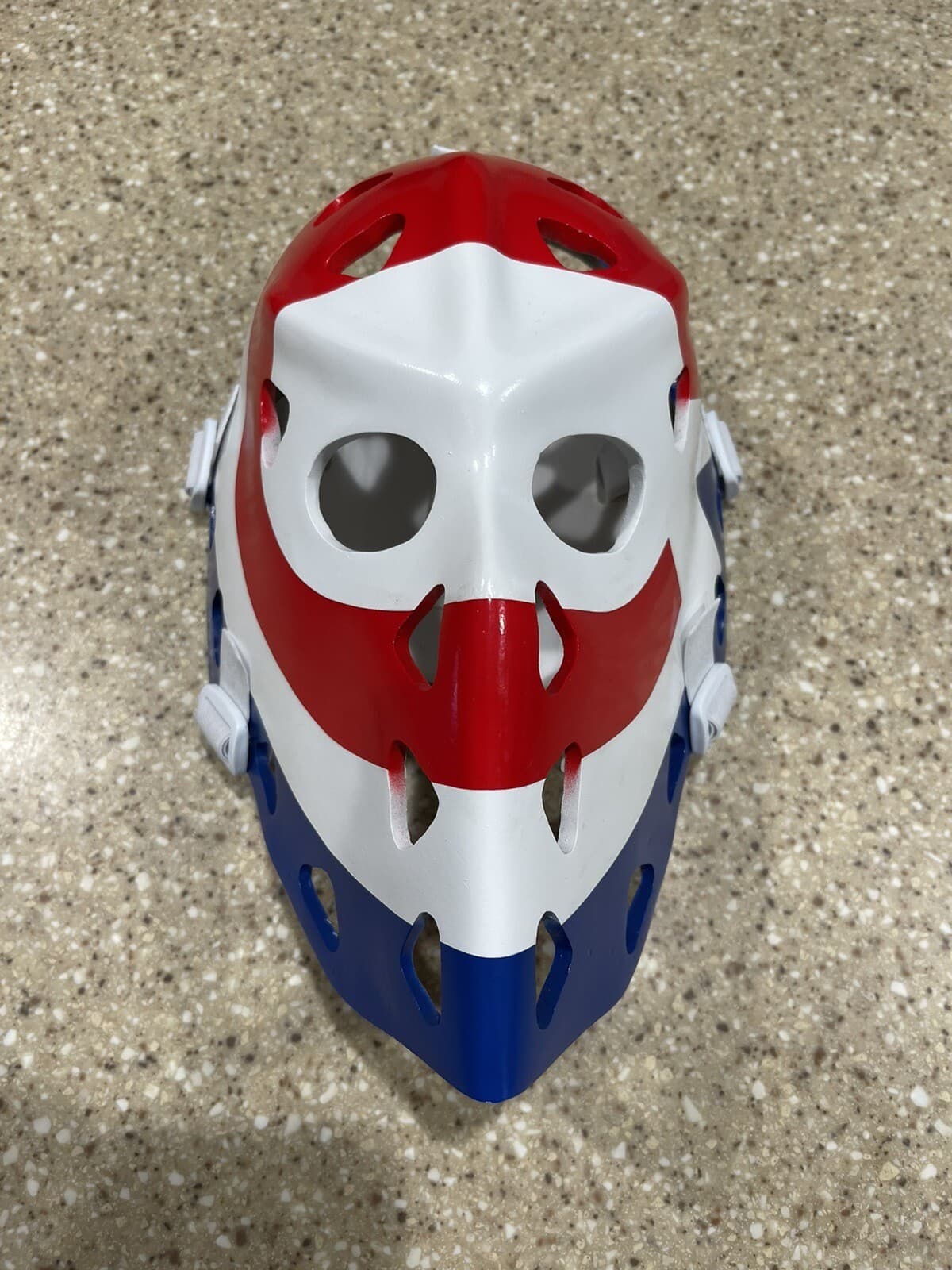 Replica Ken Dryden Montreal Canadiens Fibreglass Goalie Mask With Backplate
