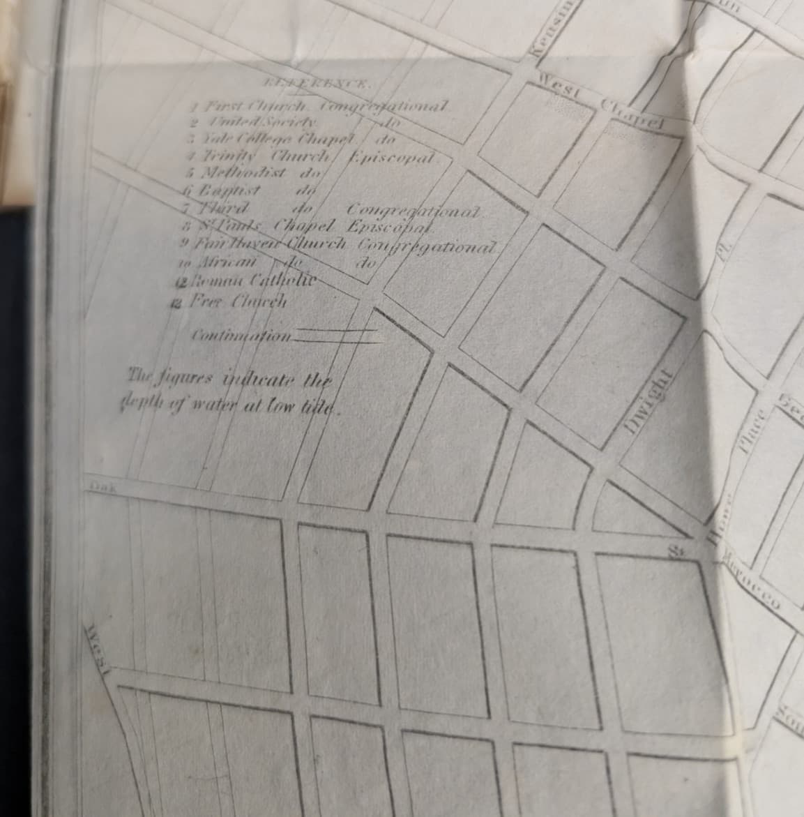 1850-51 Benham's City Directory New Haven, Connecticut with MAP 6
