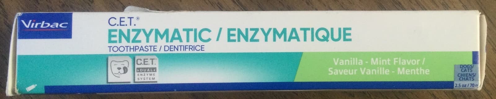 Virbac C.E.T. Enzymatic Toothpaste Cats/Dogs Vanilla Mint Flavor 2.5oz NEW 3