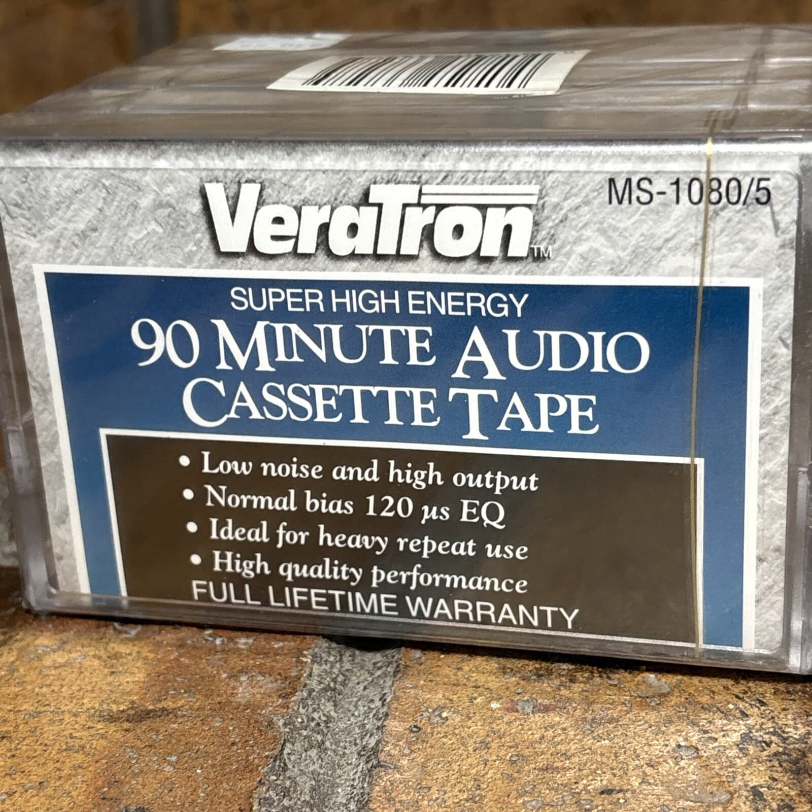 5 Pack Veratron Super High Energy 90 Minute Blank Audio Cassette Tapes ✅ Sealed 6