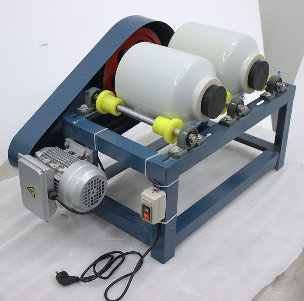 Lab Ceramic  Ball Mill Grinding Machine 2*5L Horizontal Grinder for Links Glazes 2