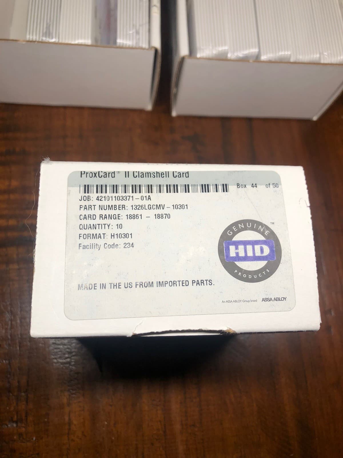 Bosch D8236-10 Proximity Card II Clamshell Wiegand 26 Bit Access Control Tokens 5