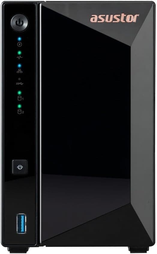 Asustor Drivestor 2 Pro Gen2 2 Bay NAS Quad-Core 1.7GHz CPU Diskless AS3302T v2 2