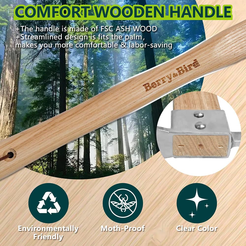 Berry&Bird Garden Pick Mattock Hoe Gardening Pick Axes for Transplanting Digging 3