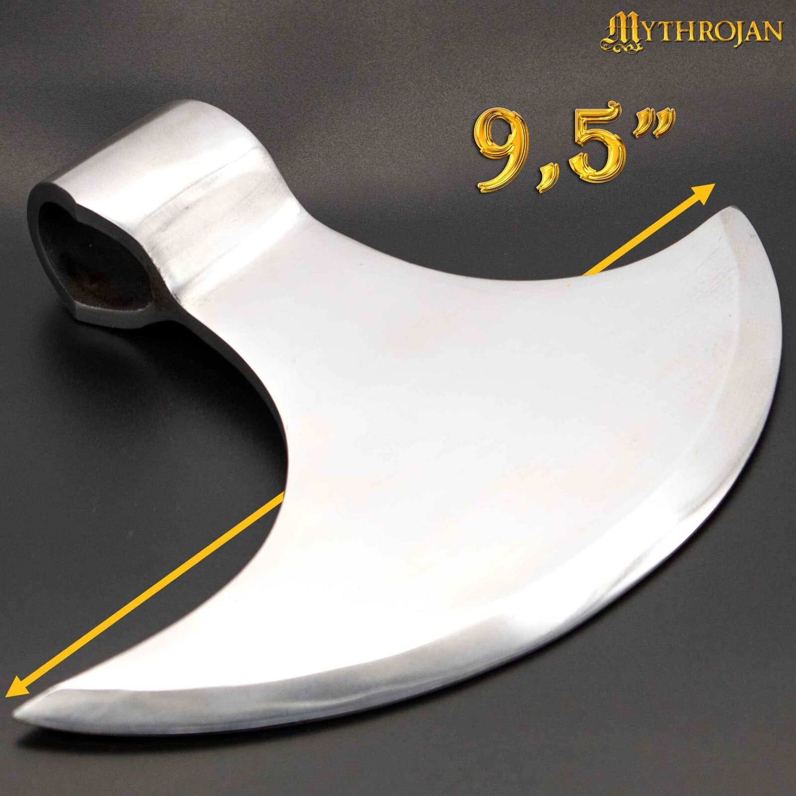 Viking Axe Head Battle Ready Medieval Carbon Steel Etswing Hand Bearded Tool 5