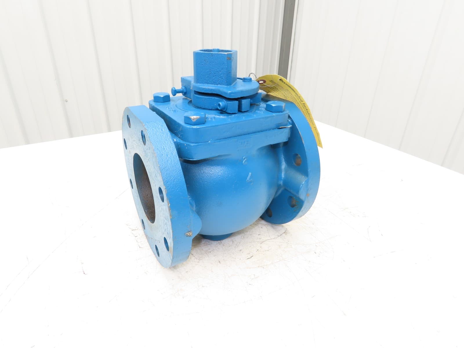 Milliken 601 Millcentric Plug Valve 4" Flanged 175CWP ANSI 125 Cast Iron 5
