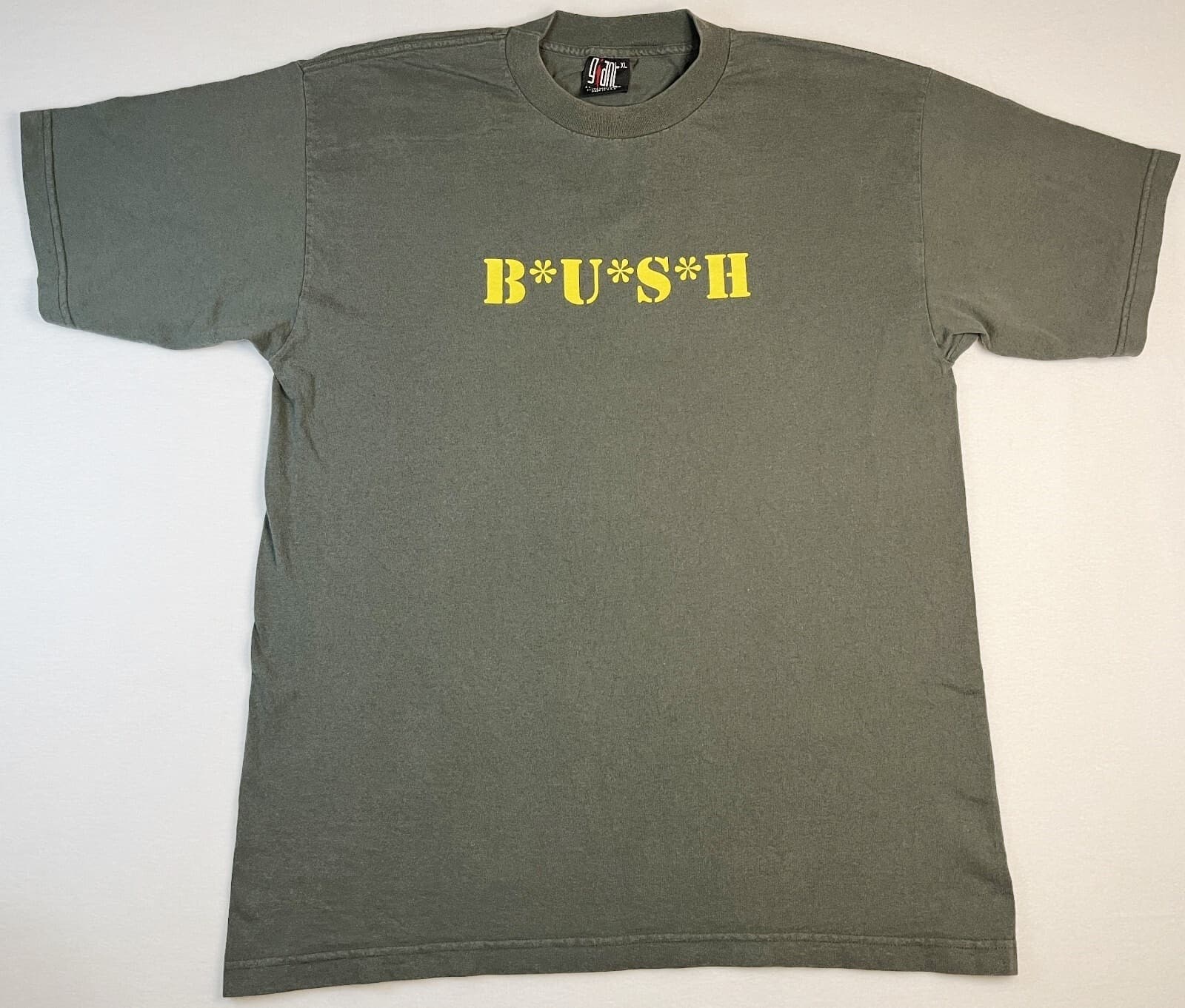 Vintage BUSH - GAVIN ROSSDALE - B*U*S*H Olive Green T - Shirt XL