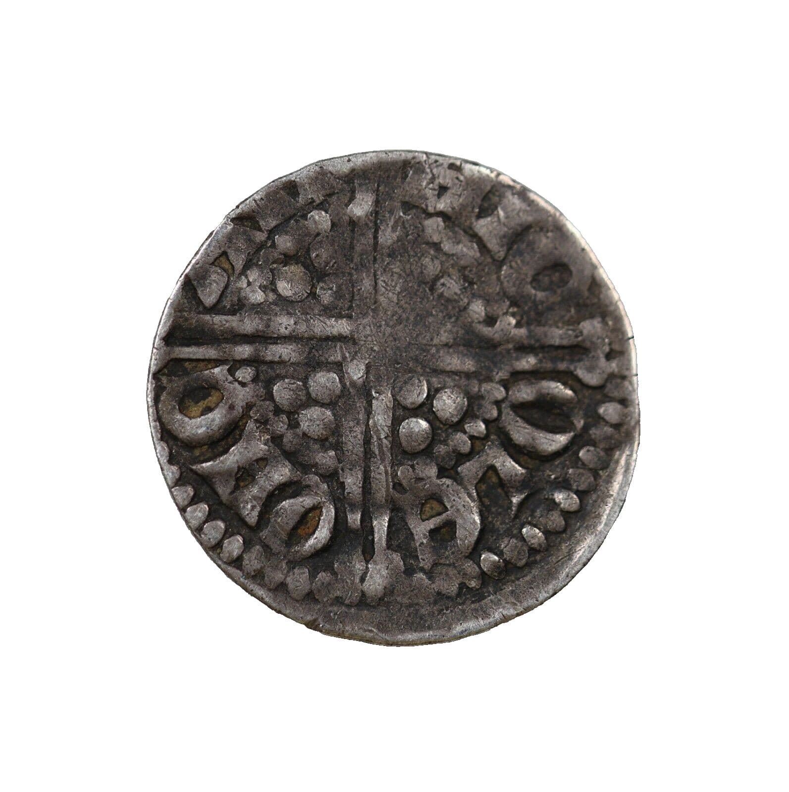 England Henry III 1216-1272 AD AR Silver Penny Long Cross Canterbury Mint 2