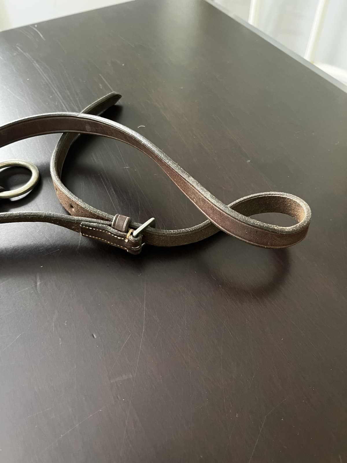 Huntseat Martingale Brown Used Tack Full Size 4