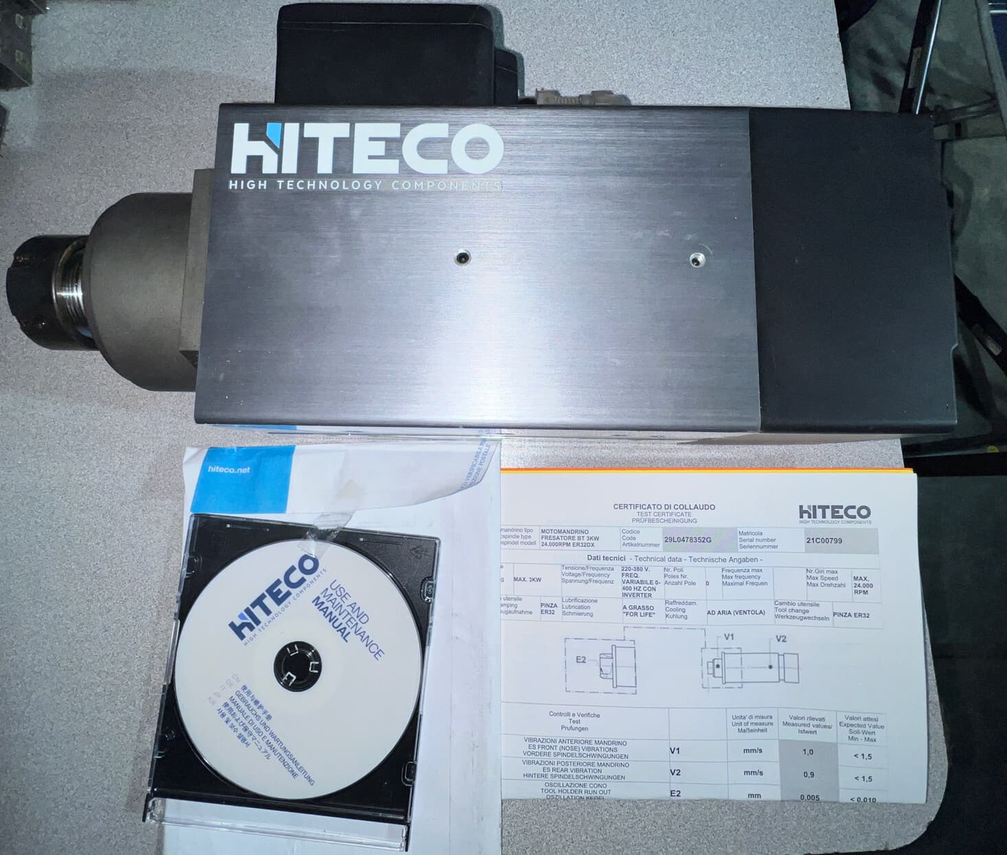 HITECO Spindle 24000 RPM 2