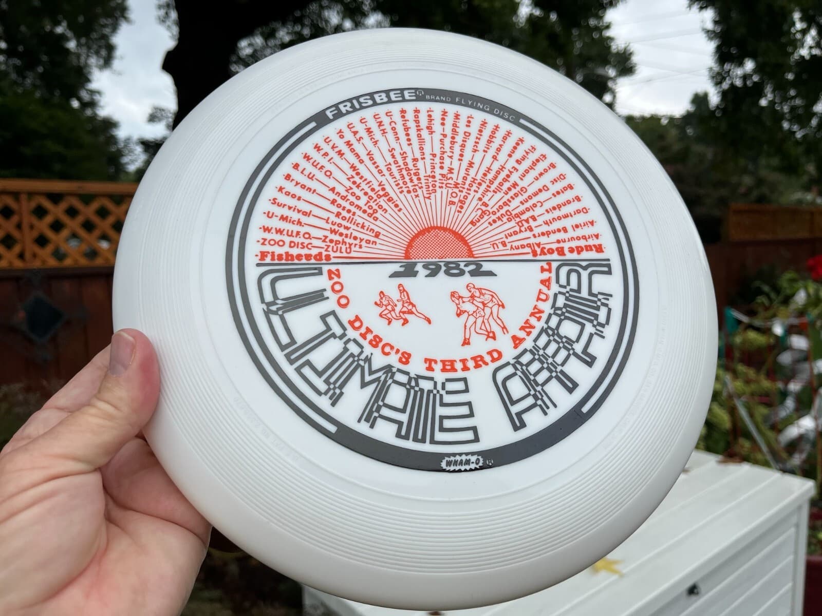 Ultimate Rare Clean 82E Mold  1982 Whamo Zoo Disc Golf  Frisbee Wham-O  Vintage 3