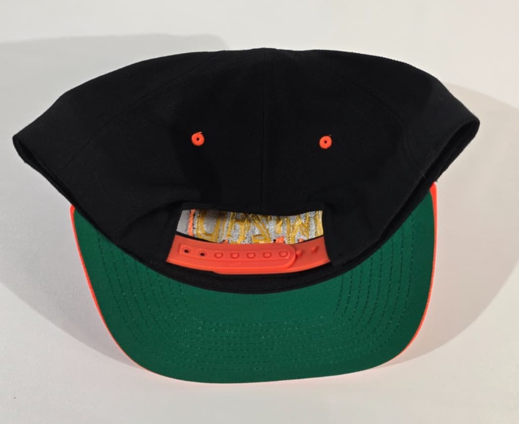 TWIZTID BLACK & ORANGE FREEK SHOW ERA LOGO HAT SIZE L/XL SNAPBACK MNE 3