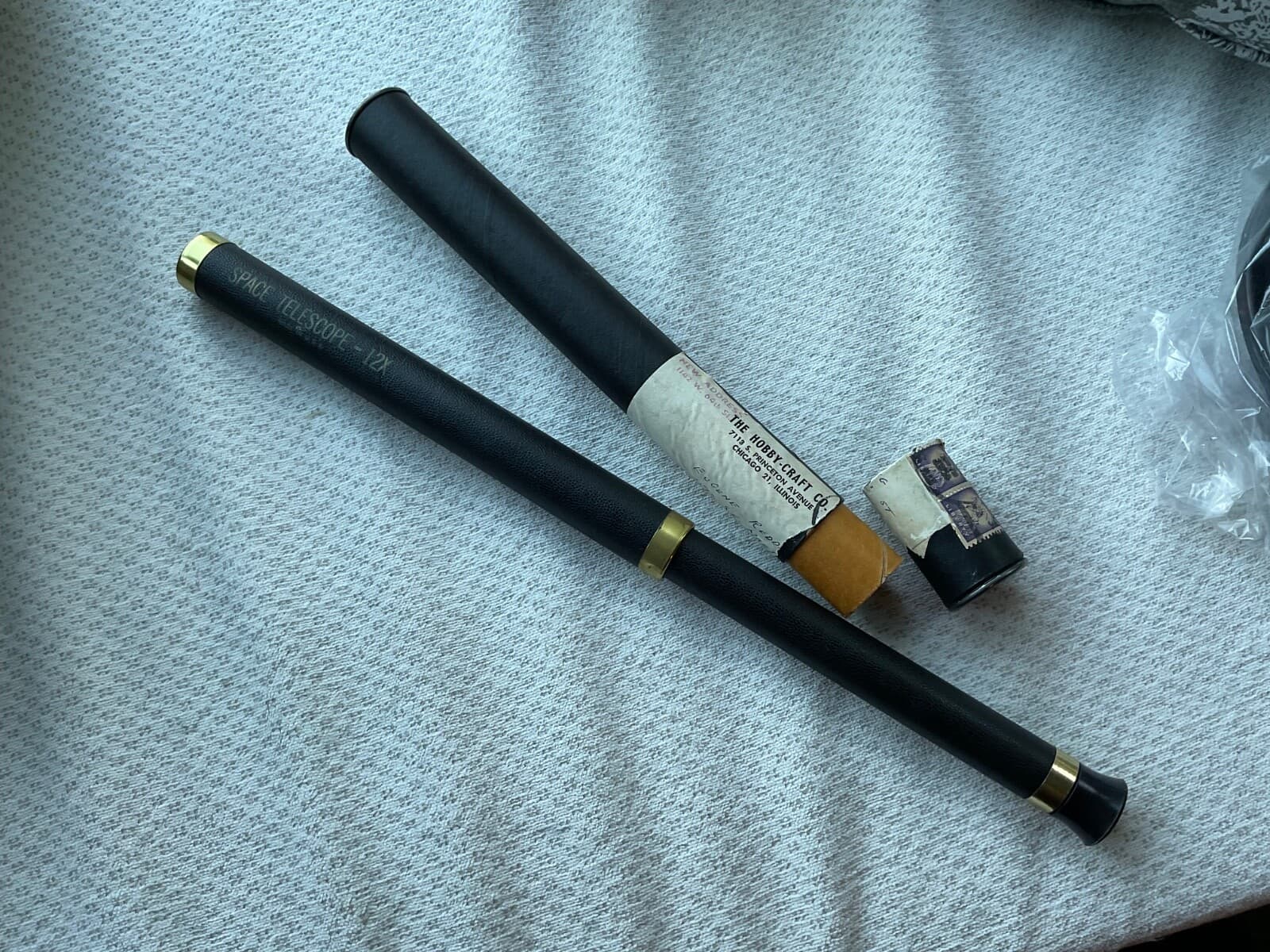 Vintage 1958 Handheld Space Telescope with instructions. 2