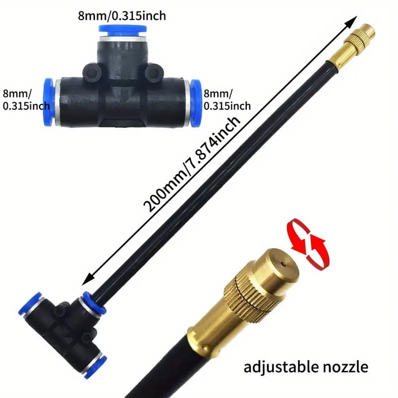 65Ft Drip Irrigation Kit Automatic Drip Irrigation System Garden Watering System 4