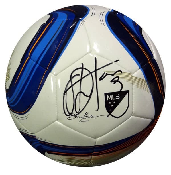 Obafemi Martins Signed Adidas Nativo Soccer Ball Seattle Sounders MCS Holo