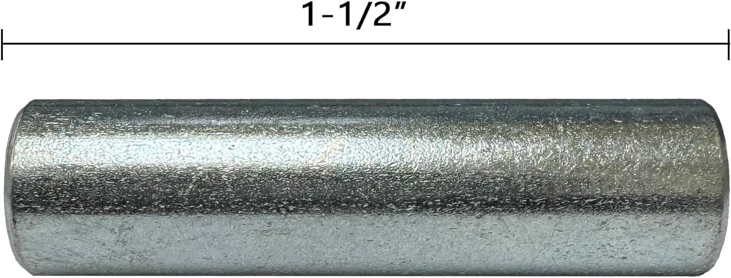 Five New Galvanized Steel Spacer Tubes | 1/4" ID  x 3/8" OD x 1-1/2" 3