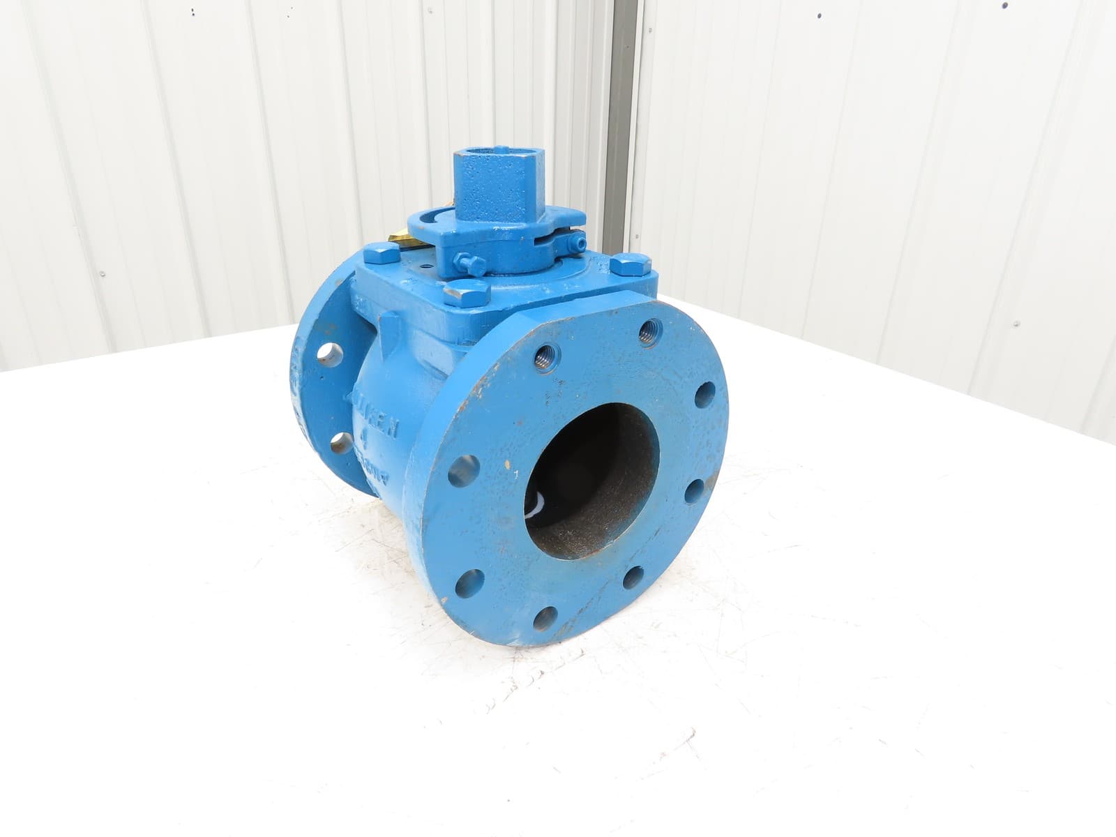 Milliken 601 Millcentric Plug Valve 4" Flanged 175CWP ANSI 125 Cast Iron 4