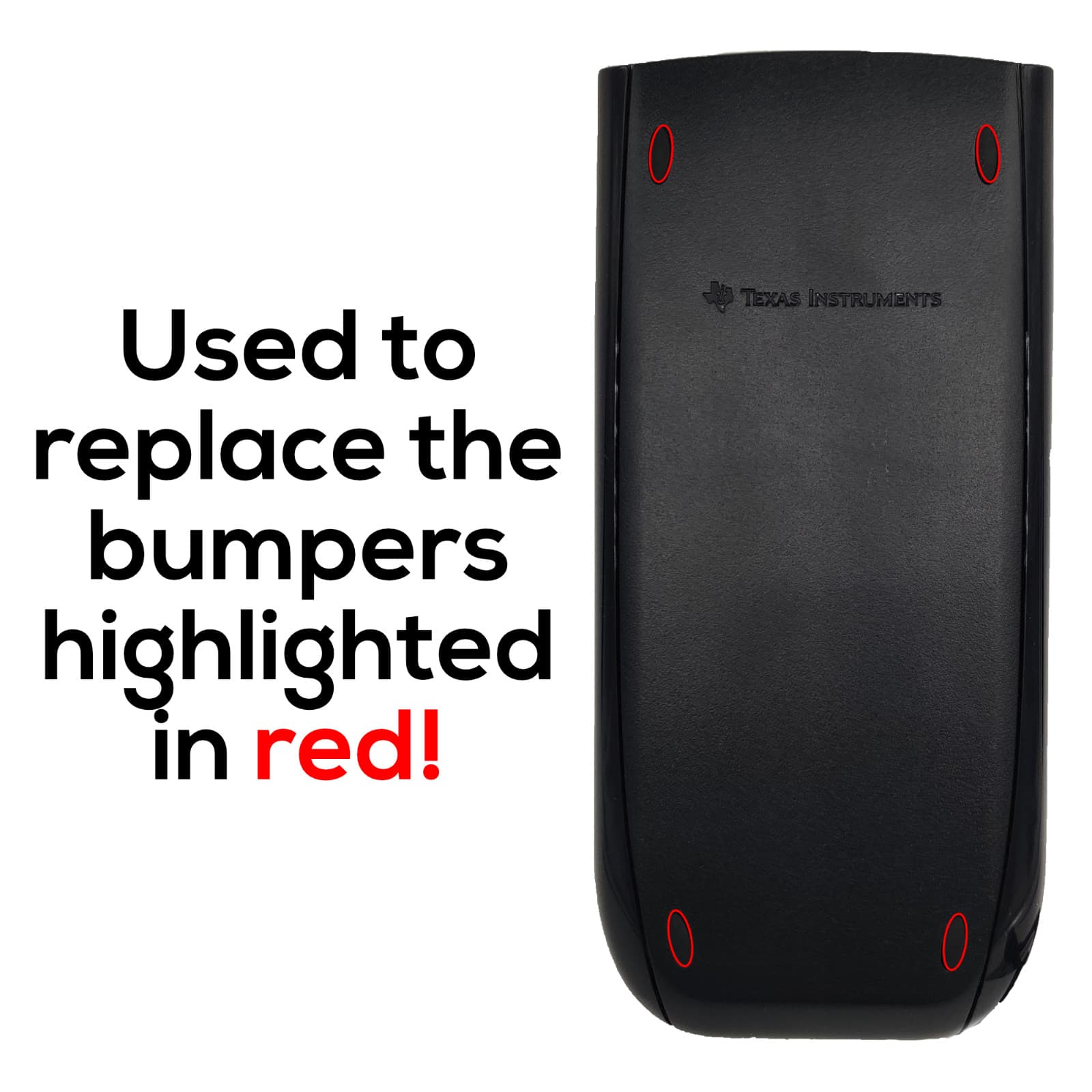 Set of 10 Replacement Rubber Grips Feet Bumpers for Ti-84 Plus Calculator 3