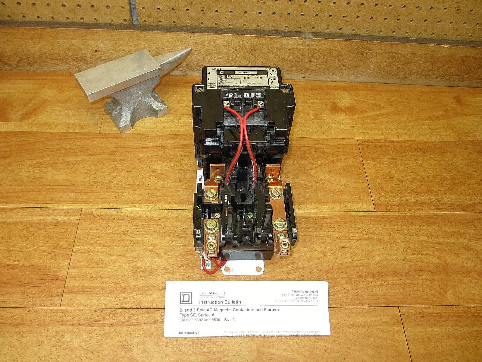 Square D 8536 SEG6 *NEW LIGHTLY USED* Motor Starter SIZE 3