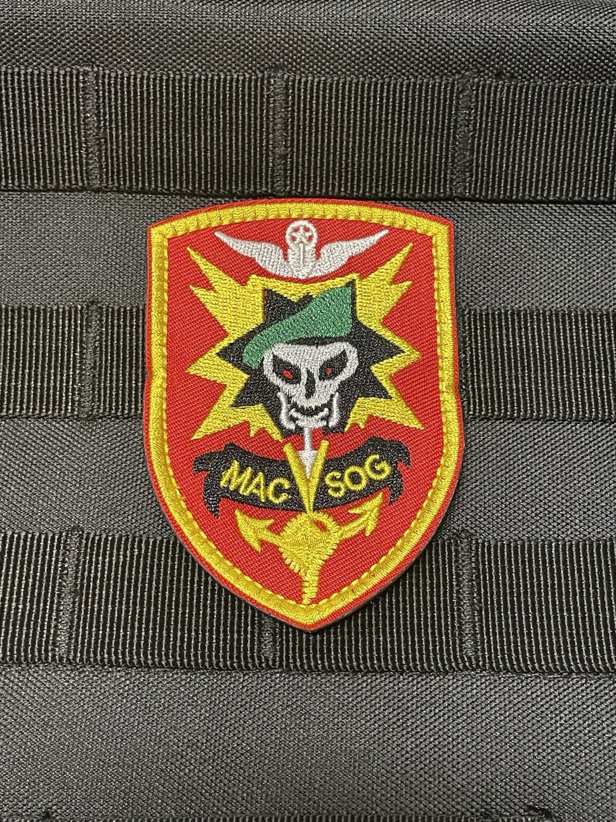 Special Forces MACV SOG Morale Patch SF Covert Classified Hook Loop 2