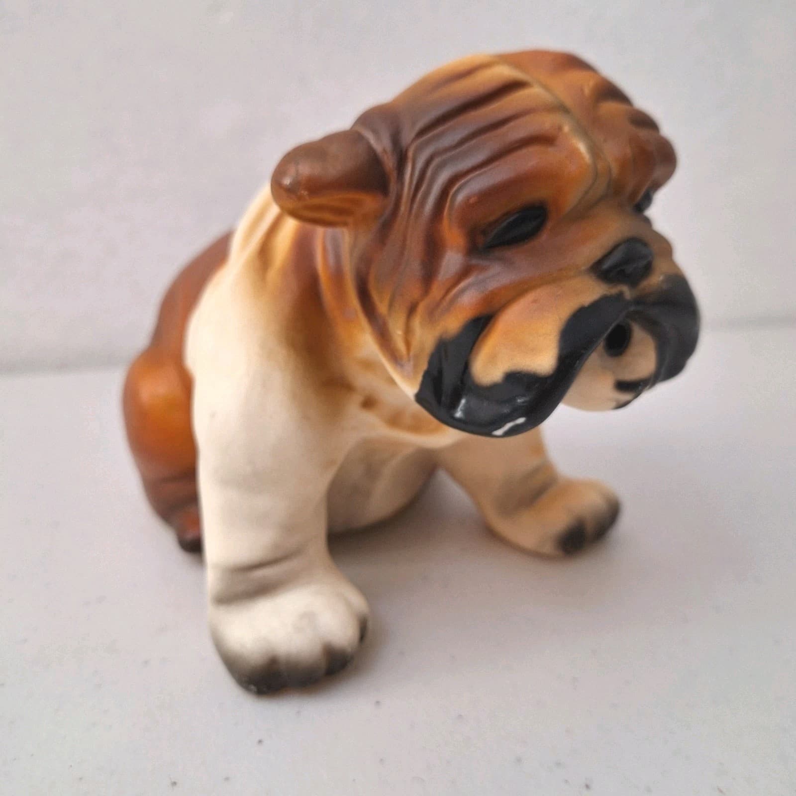 Electronic Motion Activated Sensor Battery Operated Barking GA Bulldog Figure