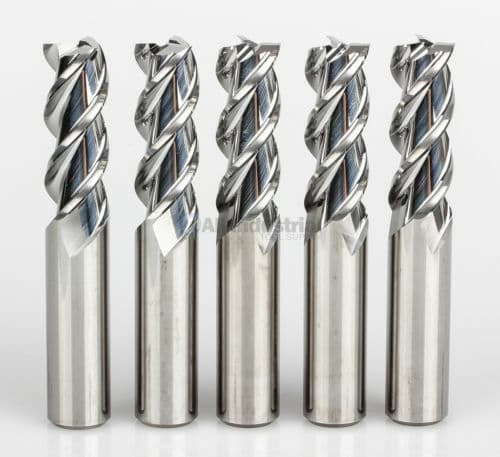 1/2" YG1 Alu-Power 3 Flute Regular Length Carbide End Mill for Aluminum 3