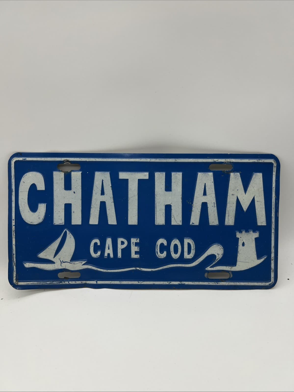 Vintage Metal Cape Cod License Plate CHATHAM (38)