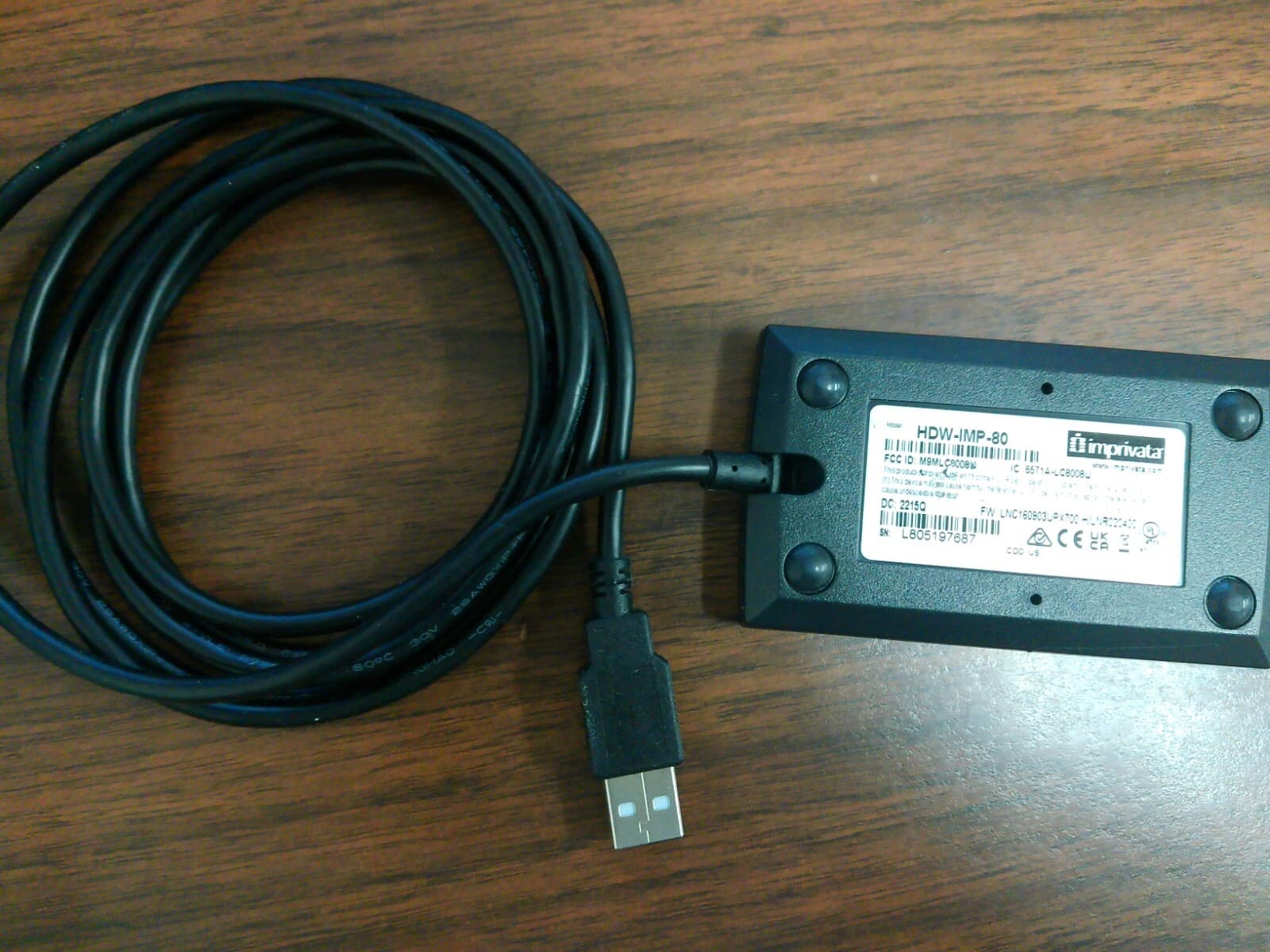 HDW-IMP-80 Imprivata RF IDEAS Radio Frequency Proximity Reader 3