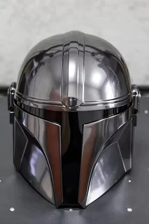 The Mandalorian Helmet – Premium Steel Cosplay Replica | Star Wars Collectible 3