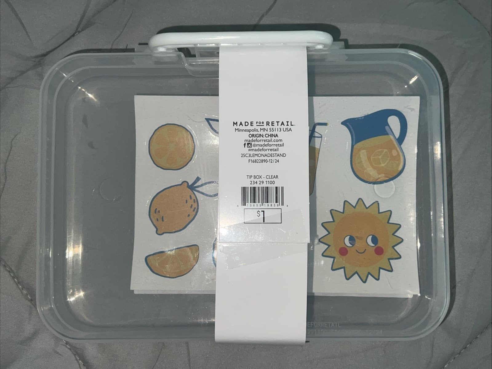 Target 🎯 Playground Clear  Tip Box W/ Handle Lemonade Stand New Summer 2025 2