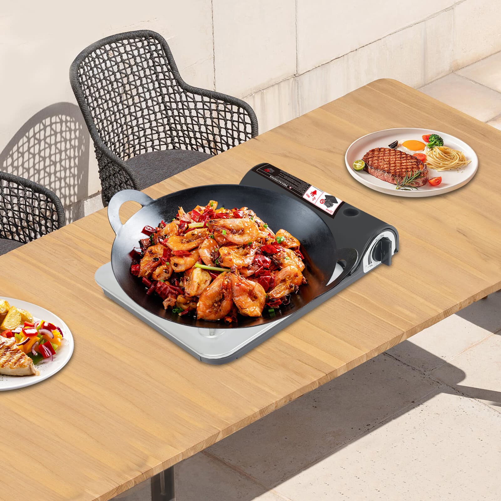 Butane Camping Stove, Camping Stove with Portable Case, Portable Camping Stove 2