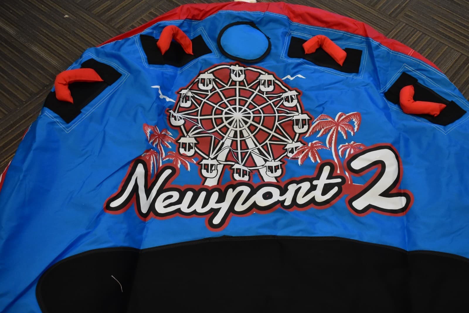 Swonder Newport2 Towable Tube For Boating 2 Person Ride 65" Dia Foam Filled 2