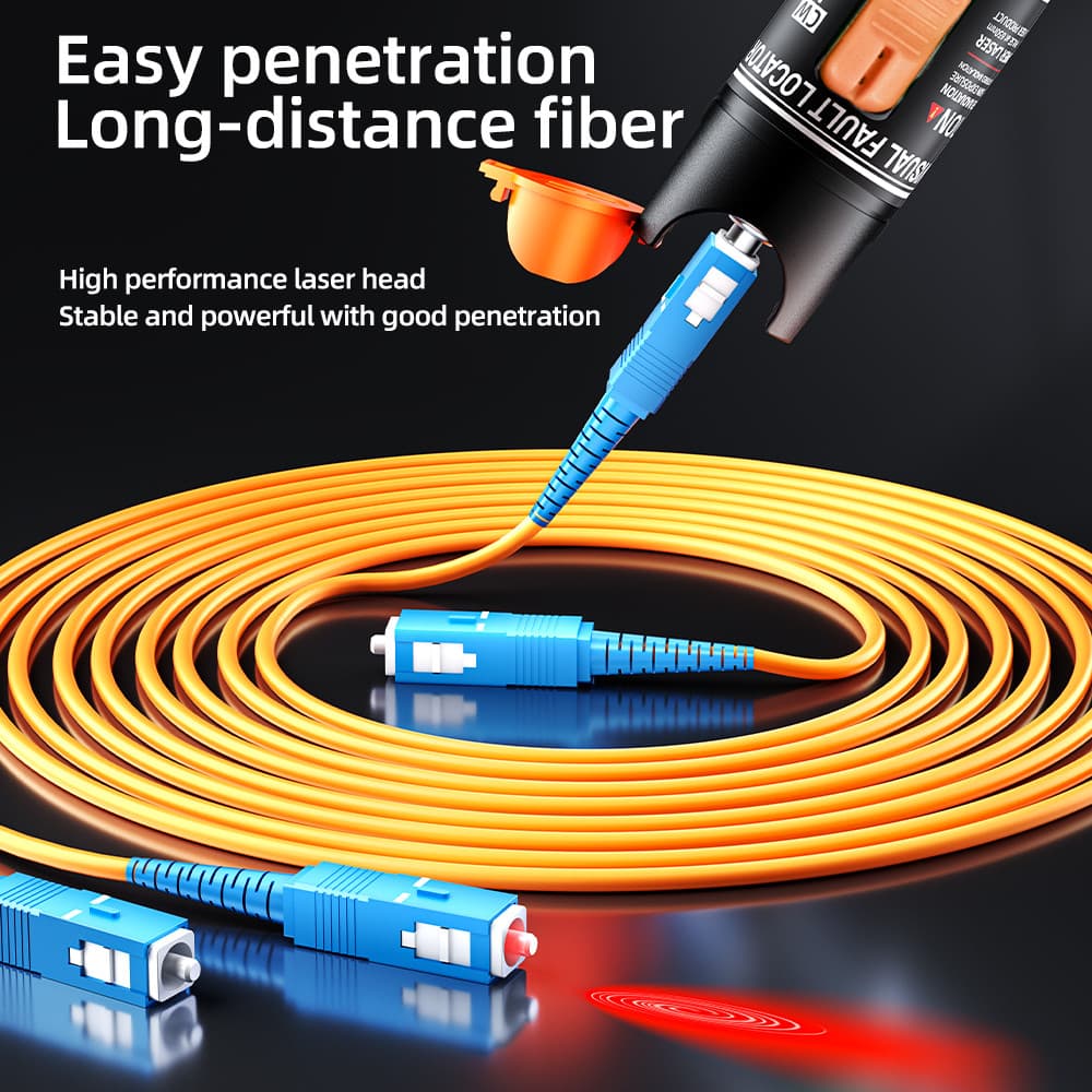 10KM Fibre Optical Visual Fault Locator 10km VFL Test Pen Laser Fault Testing 4