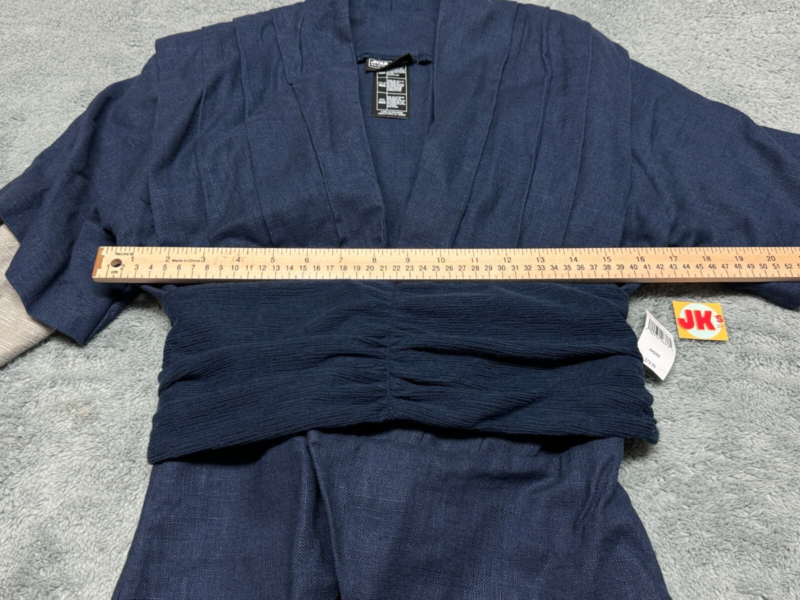 NEW Star Wars Tunic Adult Extra Small XS Blue Saber Trainer Galaxys Edge Disney 2