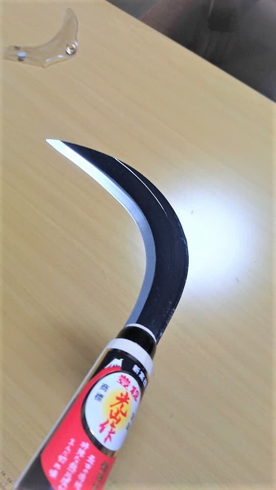 Hounen Sickle Weed Grass Daruma Kama Garden Yard HT-1020 Mitsuyama saku USA