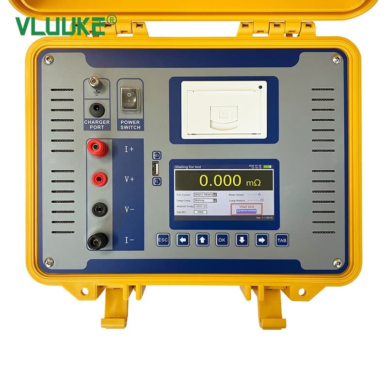 VLUUKE 3 Phase Voltage Transformer Ratio Tester Turns Ratio Group Meter TTR Test 3