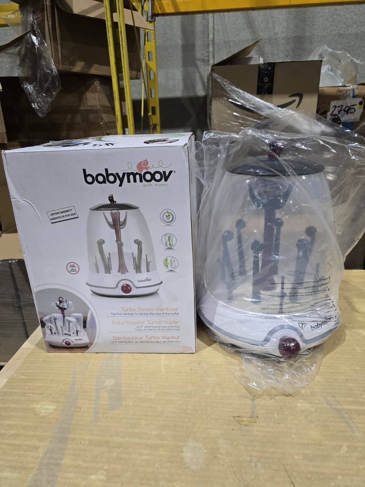 Babymoov Turbo Steam Electric Sterilizer | Patented 6-Bottle Sterilizer and Dryi 3