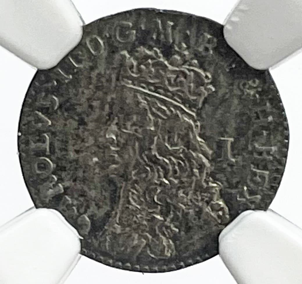 1660 -1685 SILVER GREAT BRITAIN KING CHARLES II MAUNDY SET NGC AU 58- MS 63 6