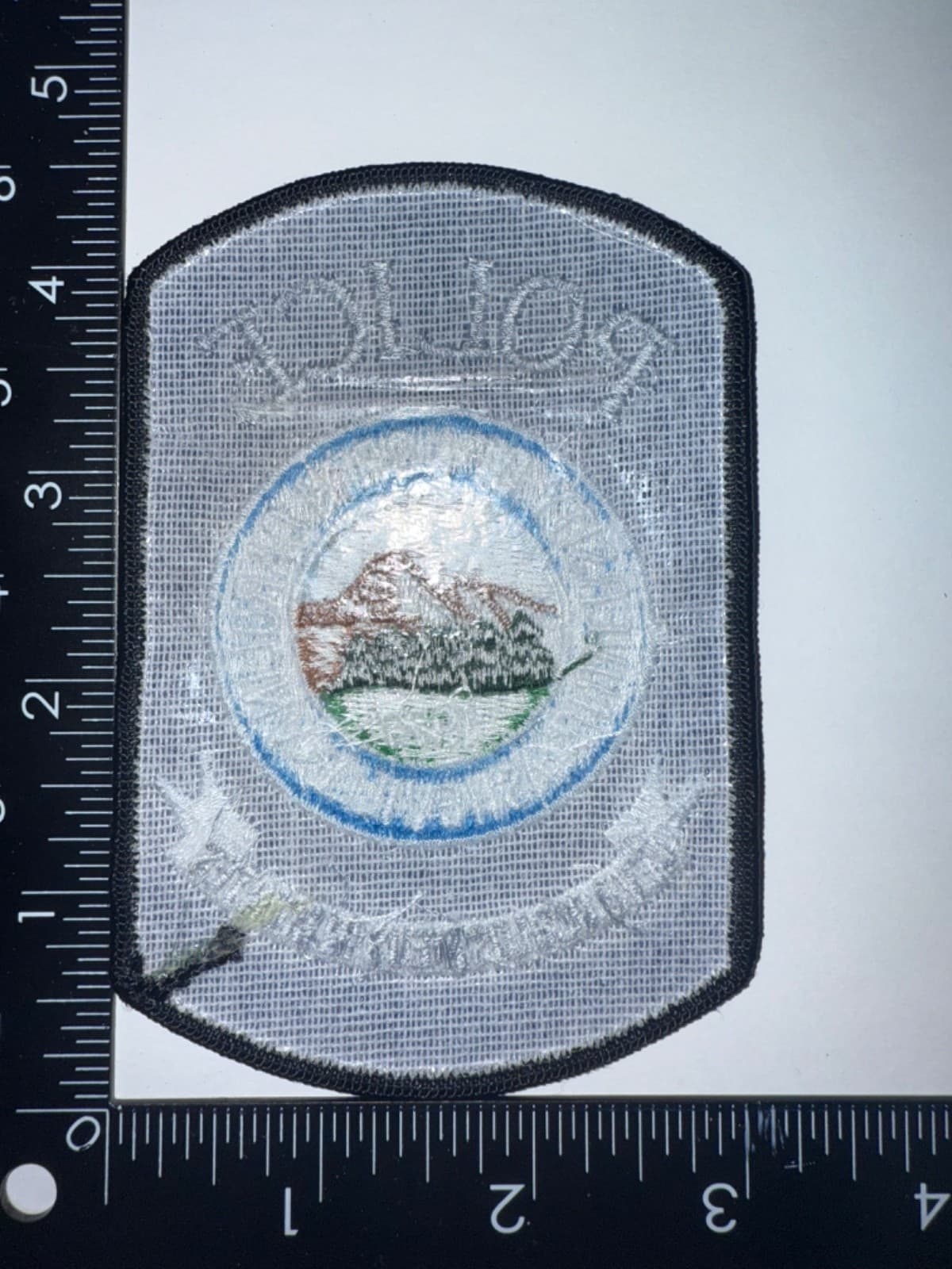 The University of North Carolina Asheville Campus Police Shoulder Patch Obsolete 2