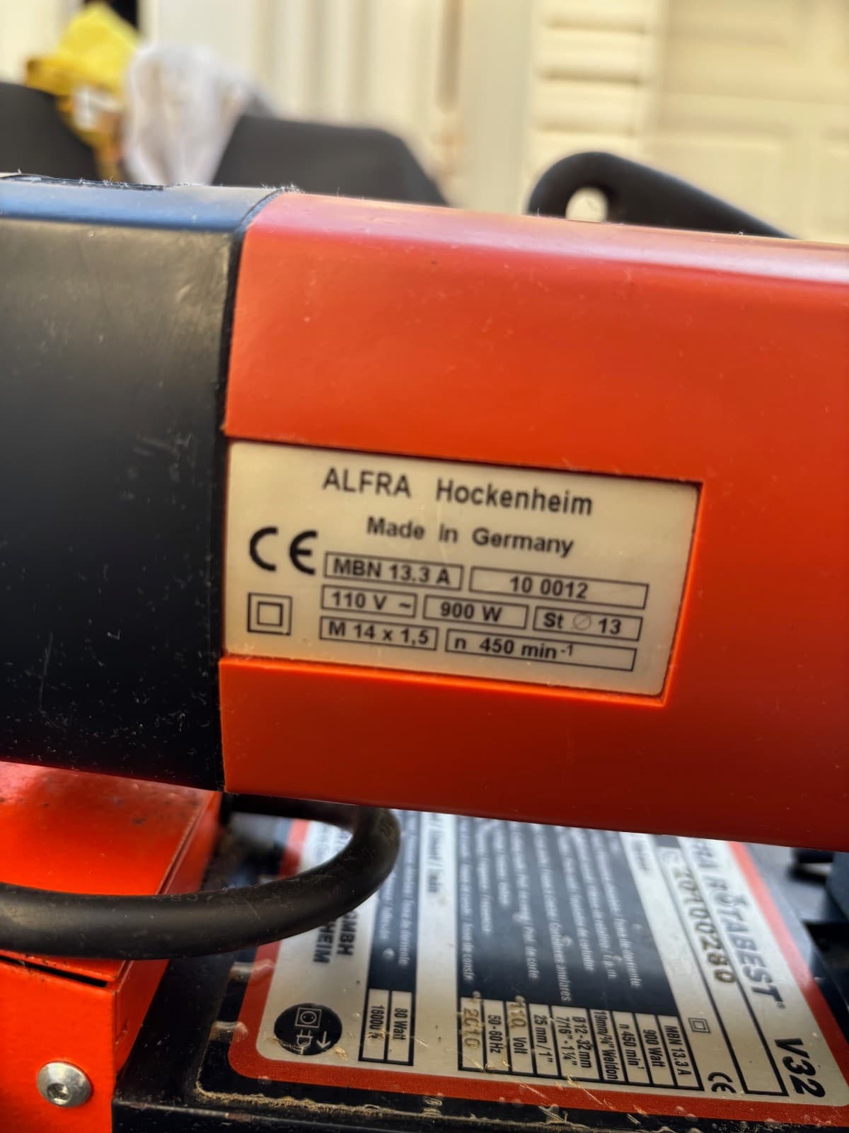 Magnetic Drill - Alfra Rotabest V32 Low Profile Magnetic Drilling Mach. 110V 6