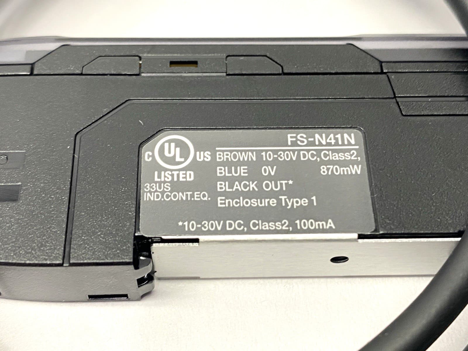 Keyence FS-N41N Fiber Thrubeam Sensor Amplifier 5