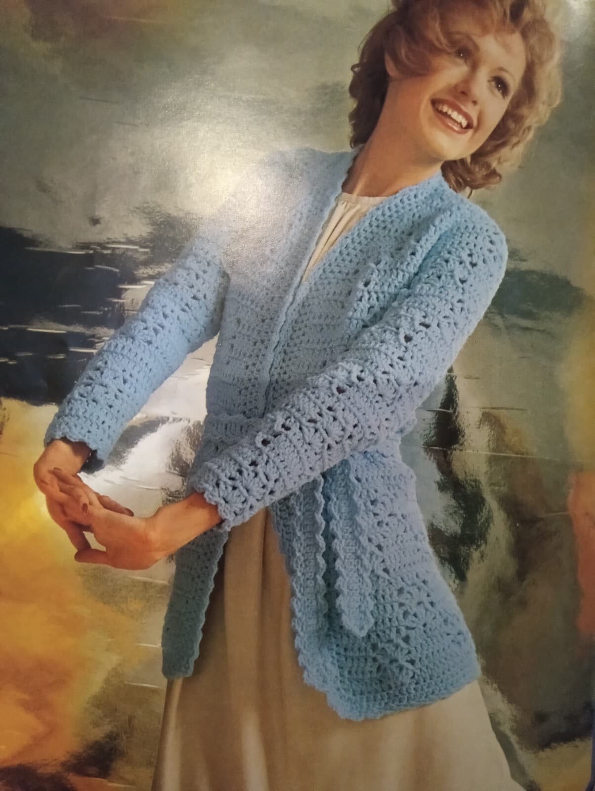 Vintage Crochet Pattern Booklet Crochet Sweater Patterns Shawl 3