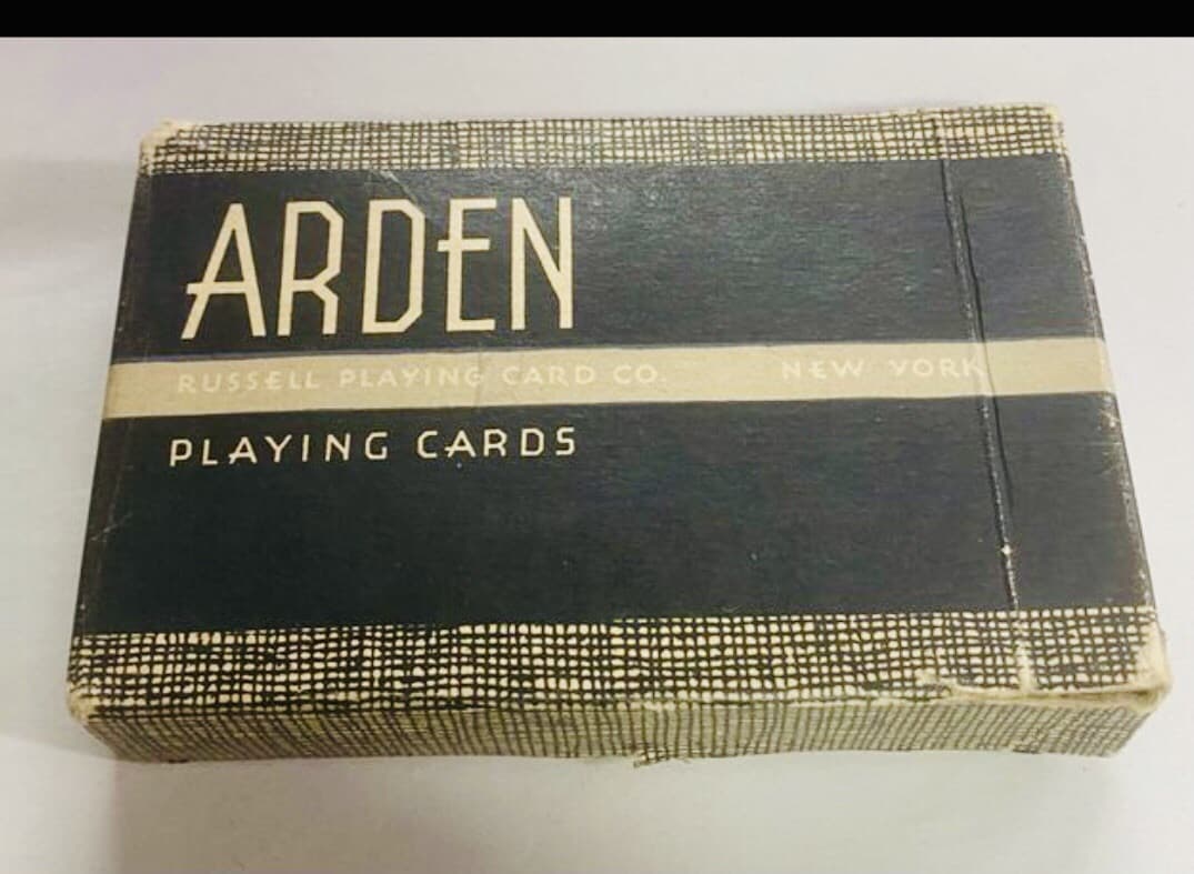 Vintage Arden Travel Poker Set 5
