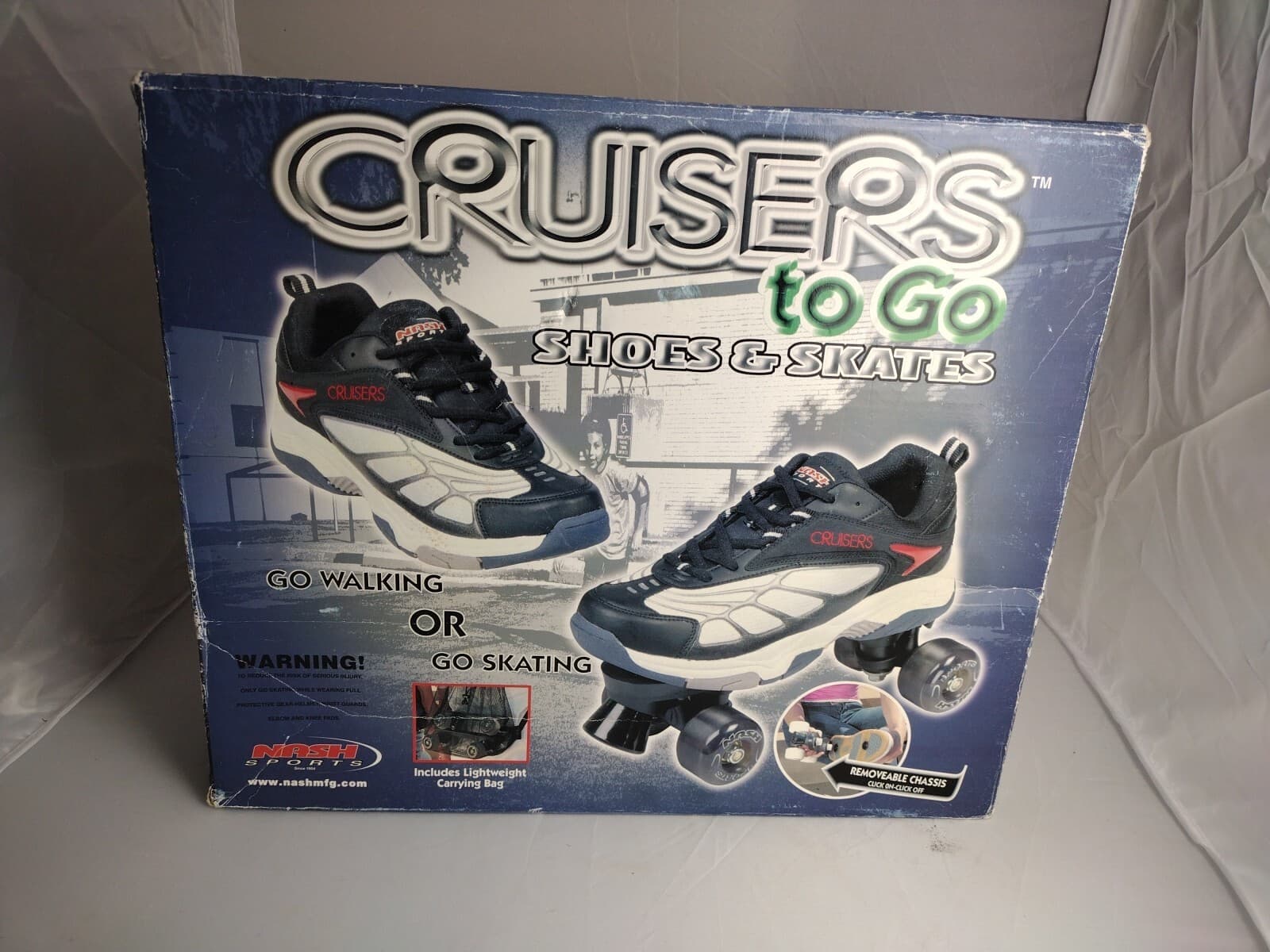 Cruisers To Go Shoes Skates Removable Chassis Men 7 Women 8