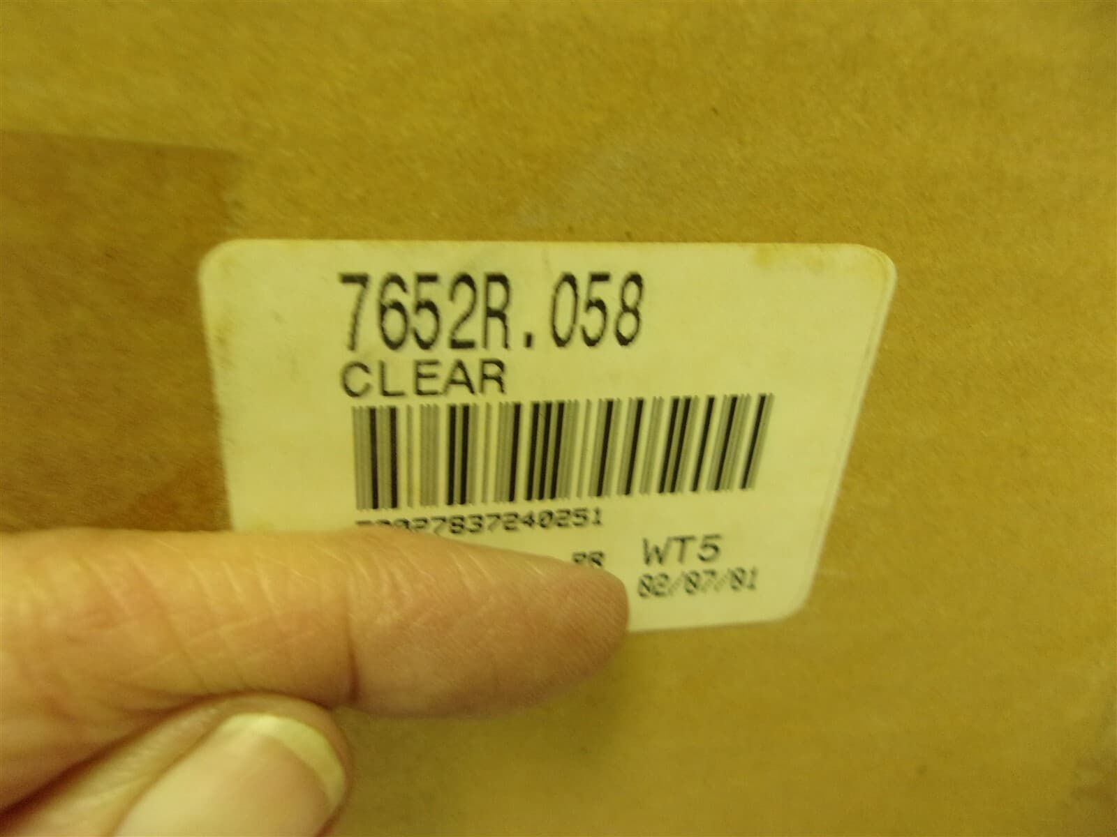 NEW Kirsch Concealed Tie Back Holders 7652R.058 Clear (pair) 3